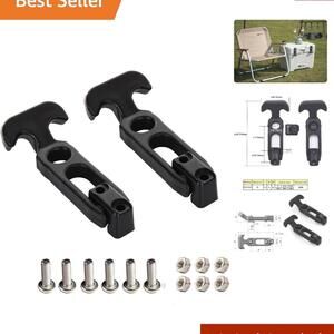 Secure Rubber Draw Hasp for Off-Road Vehicles & Machinery - Non-Corrosive Design